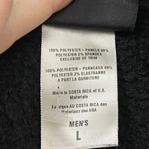 Vintage Patagonia Black Mens Regulator R Polartec Fleece Jacket Mesh Hiking L - Picture 13 of 16